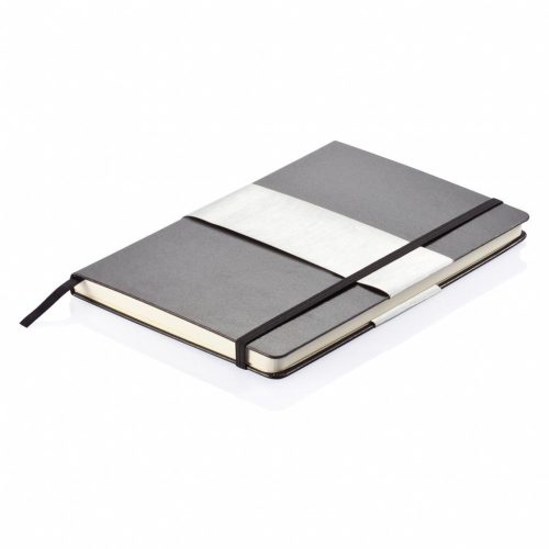 Agenda 160 pagini A5, coperta tare, Everestus, DE, hartie, poliester, negru
