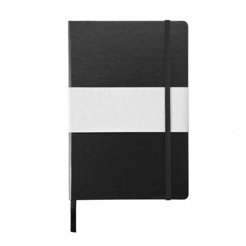 Agenda 160 pagini A5, coperta tare, Everestus, DE, hartie, poliester, negru
