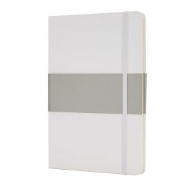   Agenda 160 pagini A5, coperta tare, Everestus, DE, hartie, poliester, alb