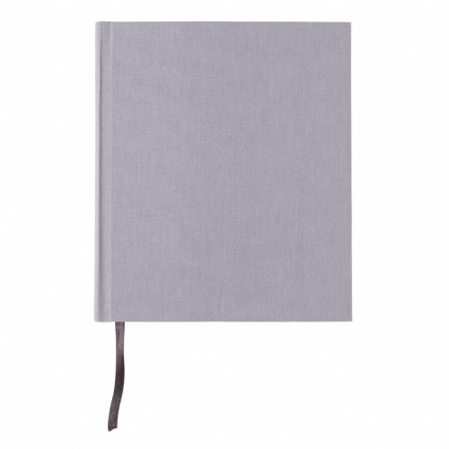 Agenda 170x200 mm, 192 pagini, snur de marcaj, Everestus, DE02, bumbac, hartie, gri