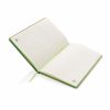 Agenda A5 cu hartie si coperta din materiale reciclate, Everestus, 20IAN1748, Verde, Hartie