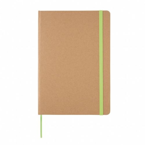 Agenda A5 cu hartie si coperta din materiale reciclate, Everestus, 20IAN1748, Verde, Hartie
