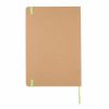 Agenda A5 cu hartie si coperta din materiale reciclate, Everestus, 20IAN1748, Verde, Hartie