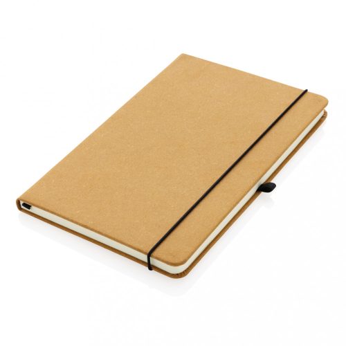 Agenda, 21MAR2127, 21x13.5x1.5 cm, 80 file, A5, Dictando, Coperta cu elastic, Everestus, Piele, Hartie, Maro