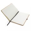 Agenda, 21MAR2127, 21x13.5x1.5 cm, 80 file, A5, Dictando, Coperta cu elastic, Everestus, Piele, Hartie, Maro