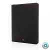 Mapa A4, Swiss Peak, 18SEP2641, 32.3x25x2.6 cm, Poliuretan, Hartie, Negru