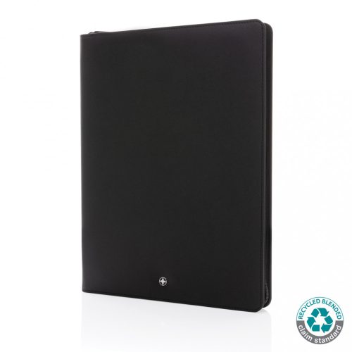 Mapa A4, Swiss Peak, 18SEP2641, 32.3x25x2.6 cm, Poliuretan, Hartie, Negru