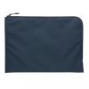 Geanta laptop minimalista, Everestus, 18SEP2284, 15.6 inch, 39.5x28.2x2 cm, Rpet, Albastru navy, saculet si eticheta bagaj incluse