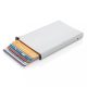 Portcard securizat RFID, maxim 6-10 carduri, Everestus, 20IAN094, Aluminiu, ABS, Argintiu