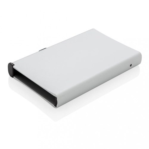Portcard securizat RFID, maxim 6-10 carduri, Everestus, 20IAN094, Aluminiu, ABS, Argintiu