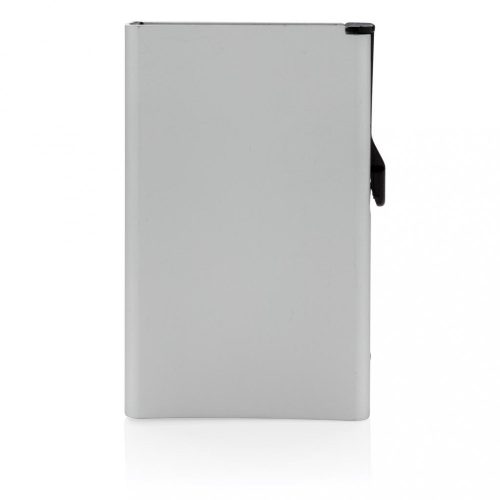 Portcard securizat RFID, maxim 6-10 carduri, Everestus, 20IAN094, Aluminiu, ABS, Argintiu