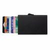 Portcard securizat RFID, Everestus, RD, aluminiu, negru, 8x64x95 mm