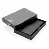 Portcard securizat RFID, Everestus, RD, aluminiu, negru, 8x64x95 mm