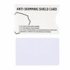 Card cu protectie RFID, Everestus, AG, pvc, alb, 2x54x86 mm