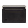 Portcard subtire securizat RFID, XD, QC, pu, negru, 3x85x115 mm, breloc inclus din piele ecologica si metal