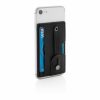 Suport de telefon 3-in-1, cu portcard RFID incorporat, Everestus, 9IA19299, Poliuretan, Negru