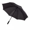 Umbrela 30 inch, rezistenta la intemperii, Everestus, DE, poliester 190T, fibra de sticla, negru