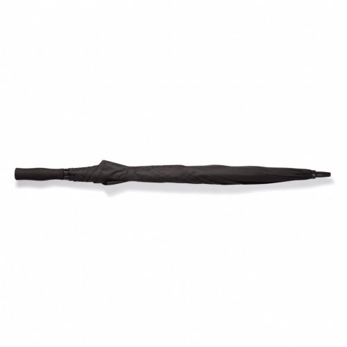 Umbrela 30 inch, rezistenta la intemperii, Everestus, DE, poliester 190T, fibra de sticla, negru