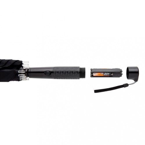 Umbrela 23 inch, deschidere si inchidere manuala, Everestus, 20IAN036, Poliester, Negru