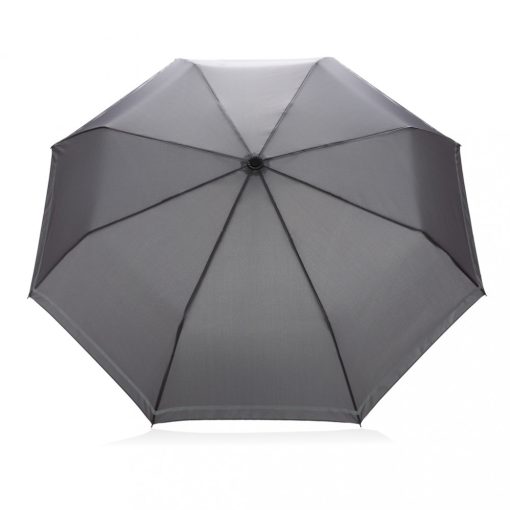 Umbrela de ploaie mini, reflectorizanta, Everestus, 21OCT0996, 56.5 x ø 96 cm, Poliester, Metal, Gri, saculet inclus
