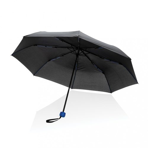 Umbrela de ploaie mini, Everestus, 21OCT0998, 56.5 x ø 97 cm, Poliester, Metal, Albastru, saculet inclus