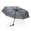 Umbrela de ploaie mini, Everestus, 21OCT0983, 56 x ø 95 cm, Poliester, Metal, Gri, saculet inclus