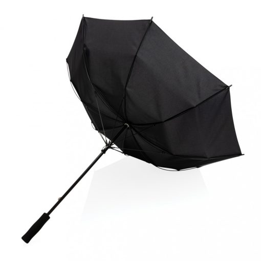 Umbrela rezistenta la vant, Everestus, 21OCT1027, 81 x ø 103 cm, Poliester, Fibra de sticla, Negru