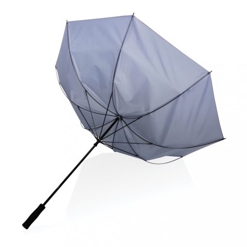 Umbrela rezistenta la vant, Everestus, 21OCT1042, 97 x ø 130 cm, Poliester, Fibra de sticla, Gri
