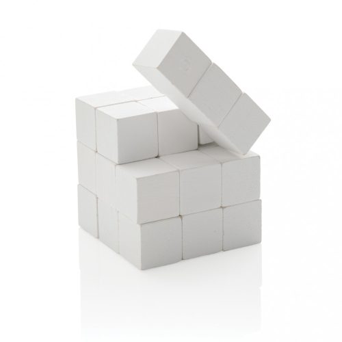 Joc creativ, Everestus, 2707289, Lemn, 7x7x7 cm, Alb