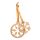 Ornament de Craciun, Fulg de Zapada, 71,5x85x3 mm, Everestus, 20SEP0586, Bambus, Natur, 2 bastonase gonflabile incluse