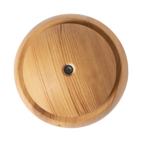 Umidificator 130 ml cu lumina led multicolora, ø100×105 mm, Everestus, 20FEB4801, Plastic, Maro