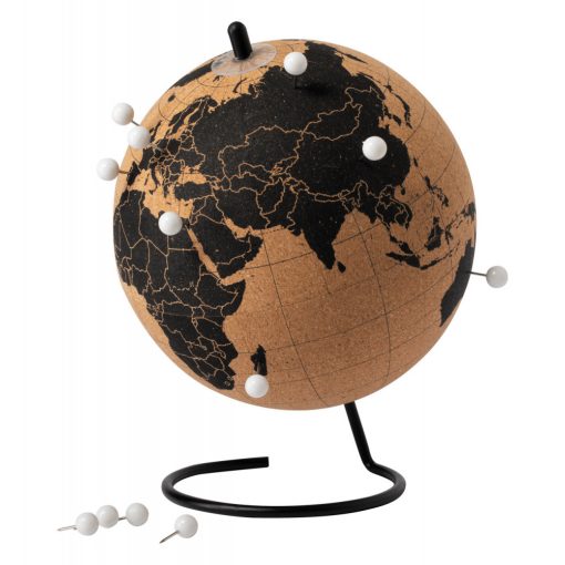 Glob de birou cu 12 pini, ø150×200 mm, Everestus, 20FEB7835, Pluta, Natur