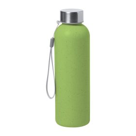  Sticla sport, 600 ml, ø63×213 mm, Everestus, 20FEB8295, Bambus, Plastic LDPE, Verde