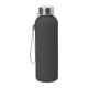 Sticla sport, 600 ml, ø63×213 mm, Everestus, 20FEB8293, Bambus, Plastic LDPE, Negru