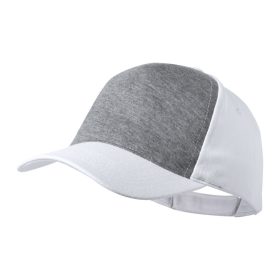   Sapca baseball, marime universala, Everestus, 20IUN0887, Gri, Alb, Bumbac, Poliester