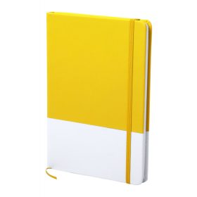   Agenda A5 cu 100 pagini dictando, Everestus, 20IUN0906, Galben, Alb, Poliuretan, Hartie
