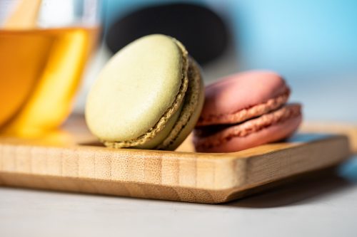 Set cana cu tava si lingura, 180 ml, 164x80x123 mm, Everestus, 20IUN0011, Natur, Sticla, Bambus