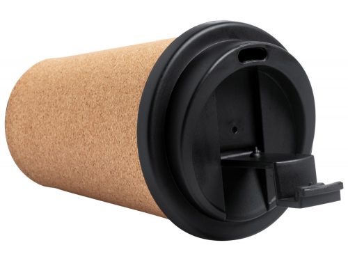 Cana de voiaj, 350 ml, Ø92x145 mm, Everestus, 20IUN0736, Natur, Pluta, Polipropilena