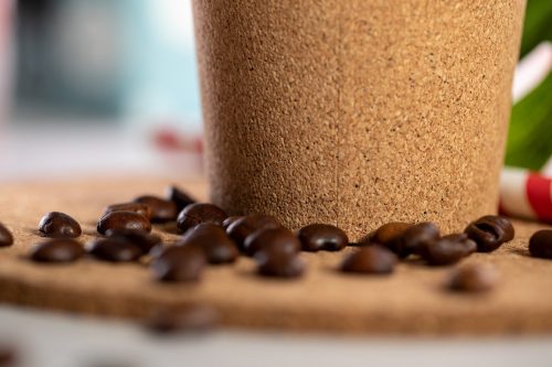 Cana de voiaj, 350 ml, Ø92x145 mm, Everestus, 20IUN0736, Natur, Pluta, Polipropilena