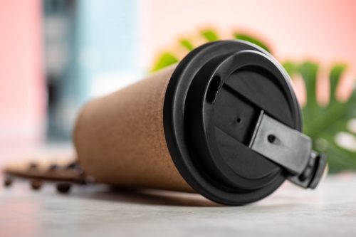 Cana de voiaj, 350 ml, Ø92x145 mm, Everestus, 20IUN0736, Natur, Pluta, Polipropilena