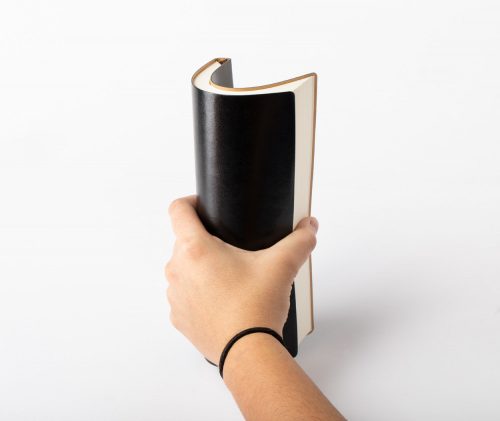 Agenda A5 cu 100 pagini dictando, Everestus, 20IUN0933, Negru, Poliuretan, Hartie