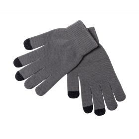   Manusi anti-bacteriene touchscreen, Everestus, 20SEP0635, Acril, Gri, Negru