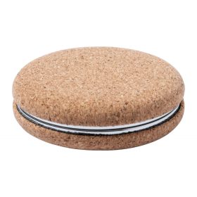   Oglinda de buzunar, 21MAR2464, Ø 62x20 mm, Everestus, Pluta, Natur