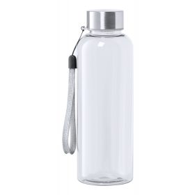   Bidon sport pentru apa, 21MAR1803, 500 ml, Ø 65x195 mm, Everestus, Tritan, Otel, Alb