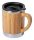 Cana termos, 21MAR2714, 300 ml, Ø 80x105 mm, Everestus, Otel, Bambus, Natur
