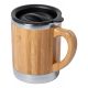 Cana termos, 21MAR2714, 300 ml, Ø 80x105 mm, Everestus, Otel, Bambus, Natur