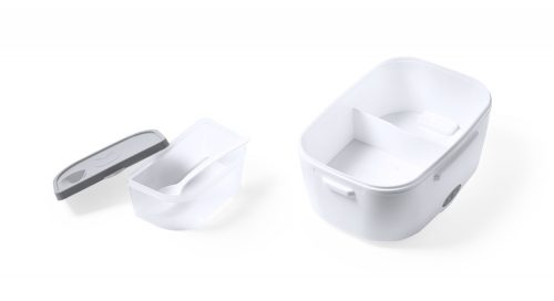 Caserola electrica, Everestus, 2707161, ABS, 1000 ml, Alb, Gri