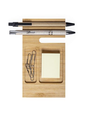 Organizator birou, Everestus, 2707232, Bambus, 90x165x9 mm, Natur