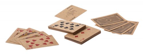 Set Domino si carti de joc, Everestus, 21OCT0943, 187 x 20 x 75 mm, Lemn, Natur