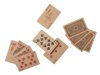 Set Domino si carti de joc, Everestus, 21OCT0943, 187 x 20 x 75 mm, Lemn, Natur, saculet inclus